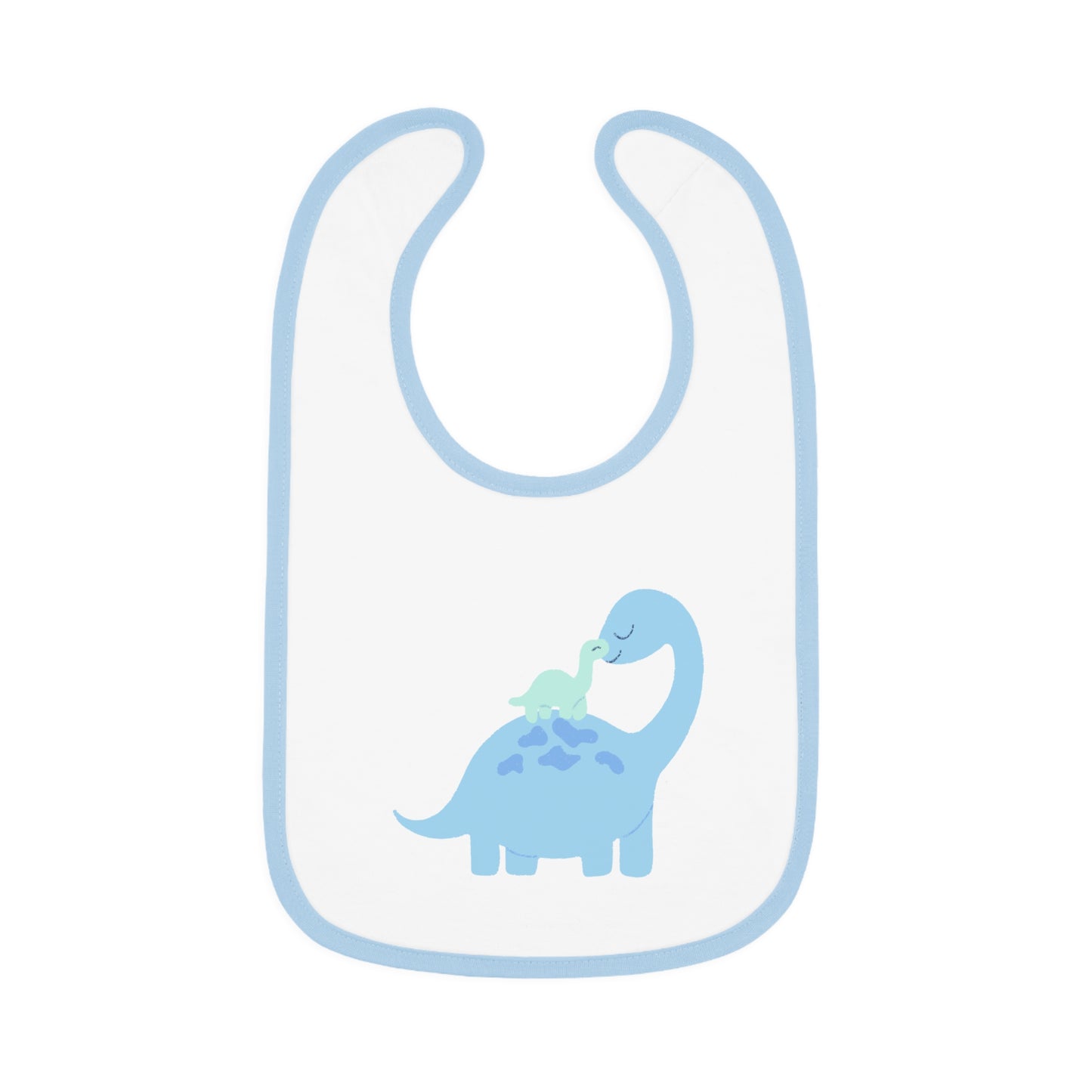 Dinosaur baby bib