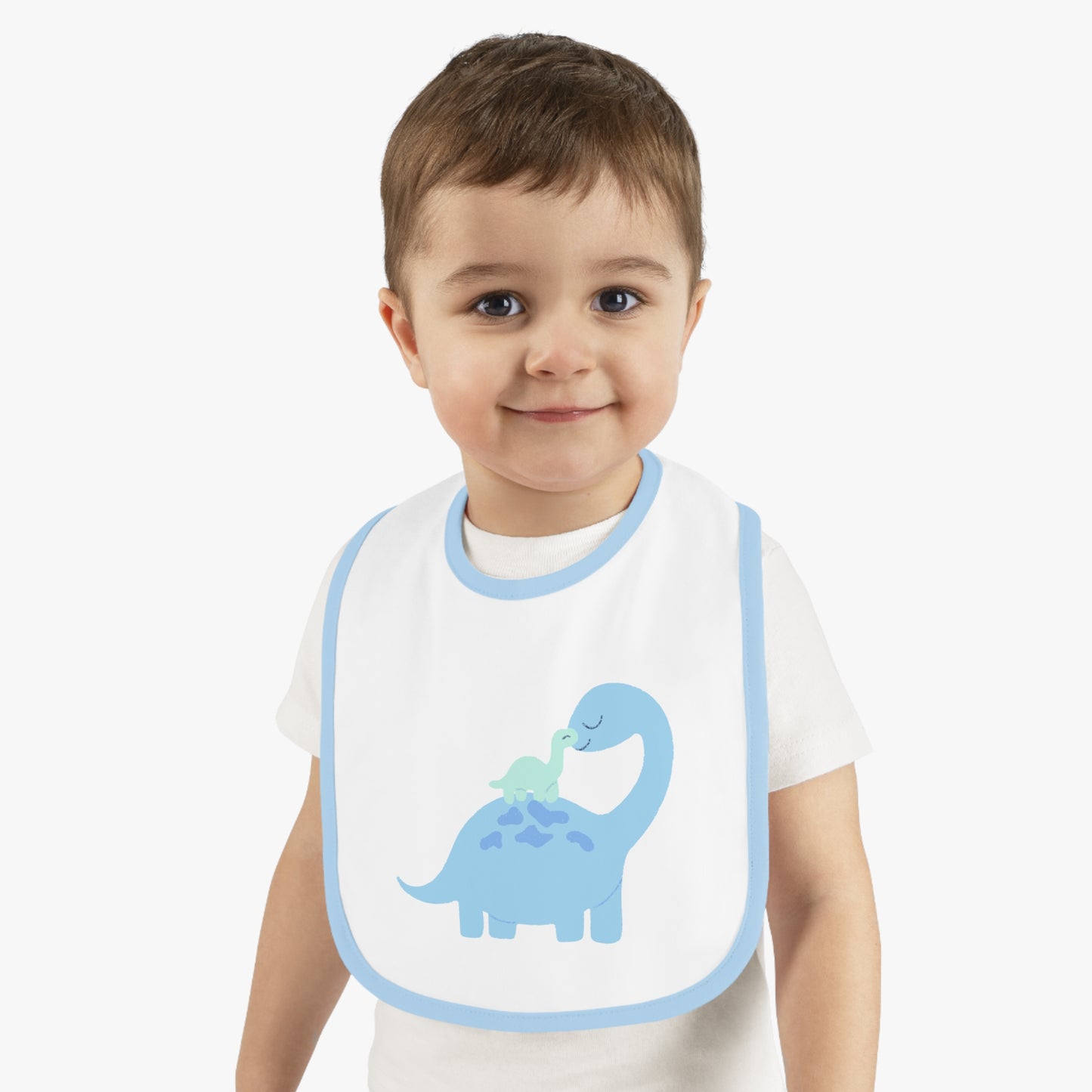 Dinosaur baby bib