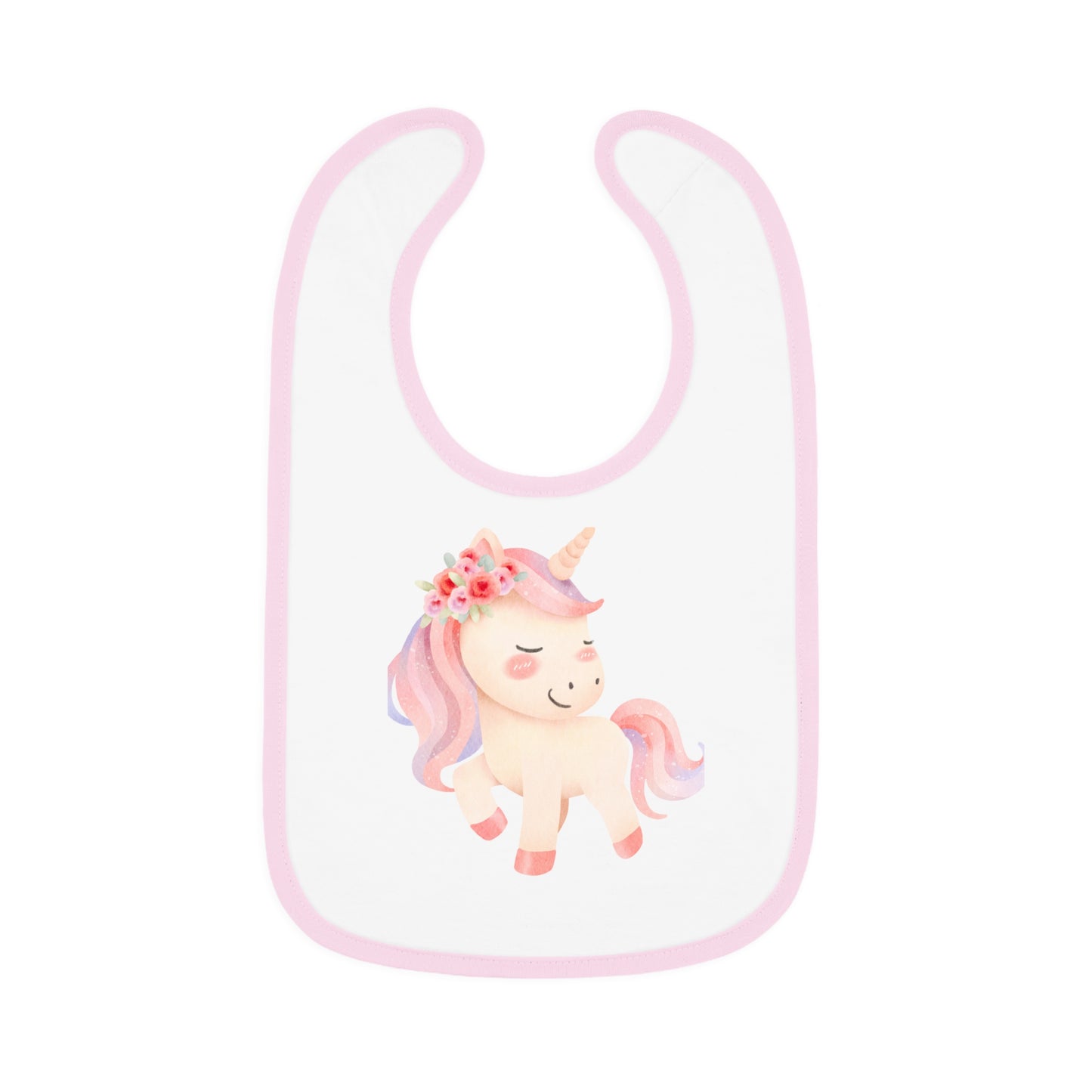 unicorn baby bib