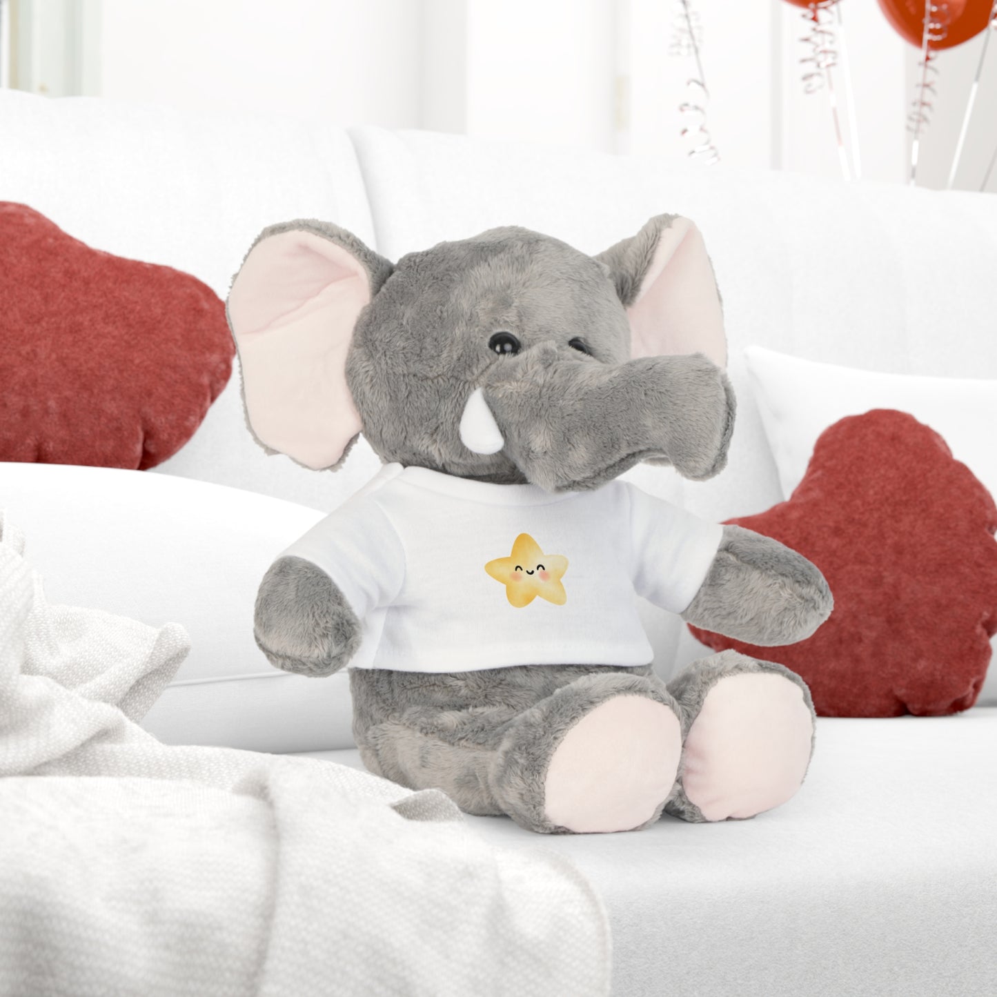 cute bear with a star shirt